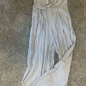 A New Day Medium Pinstripe Jumpsuit